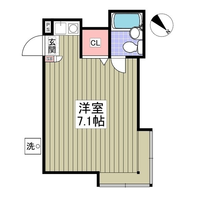 レオハイツの間取り