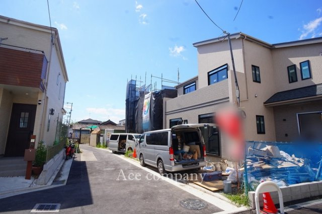 【前面道路含む現地写真】 | 八尾市福万寺町4丁目　【A号棟/全2棟】 | 【前面道路：幅員約4.7ｍ☆】