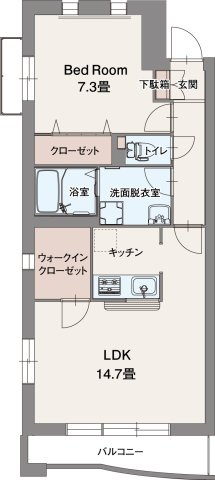 プレミアムコートみなみ野Ⅱの間取り
