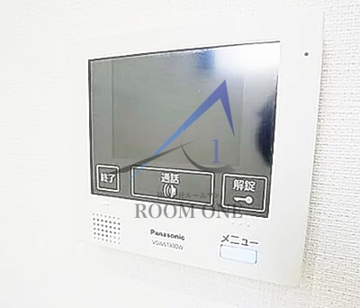 Studio AnT北千住のセキュリティ|モニター付きインターホンです。