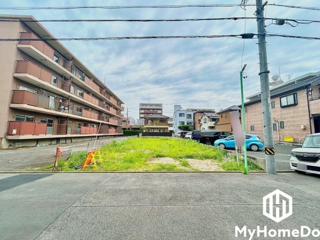 北区上飯田南町1期の前面道路含む現地写真