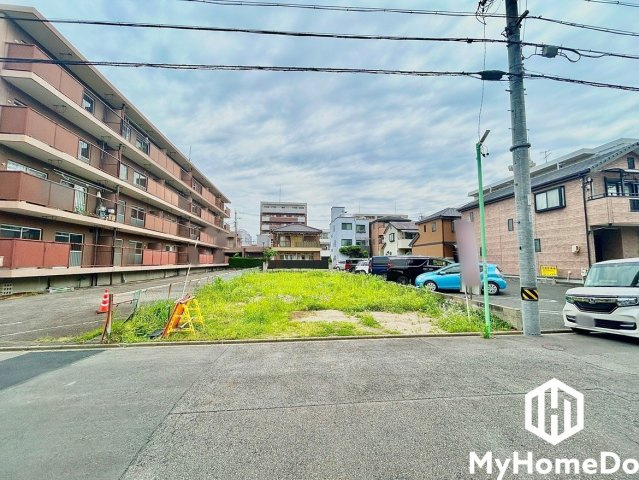 北区上飯田南町1期の前面道路含む現地写真