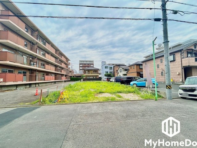 北区上飯田南町1期の前面道路含む現地写真
