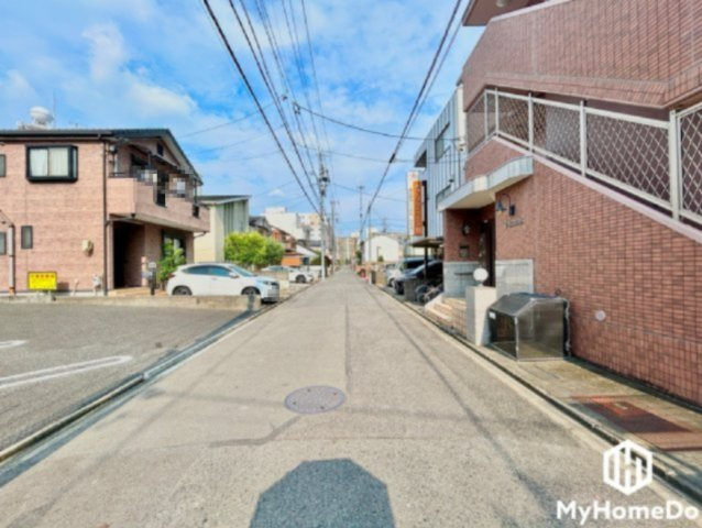 北区上飯田南町1期の前面道路含む現地写真