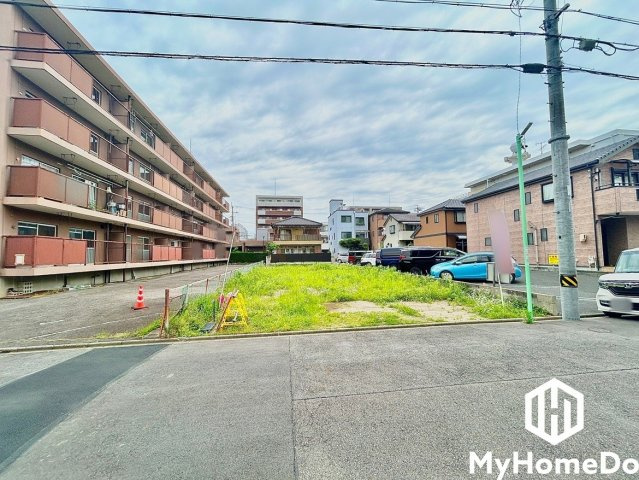 北区上飯田南町1期の前面道路含む現地写真