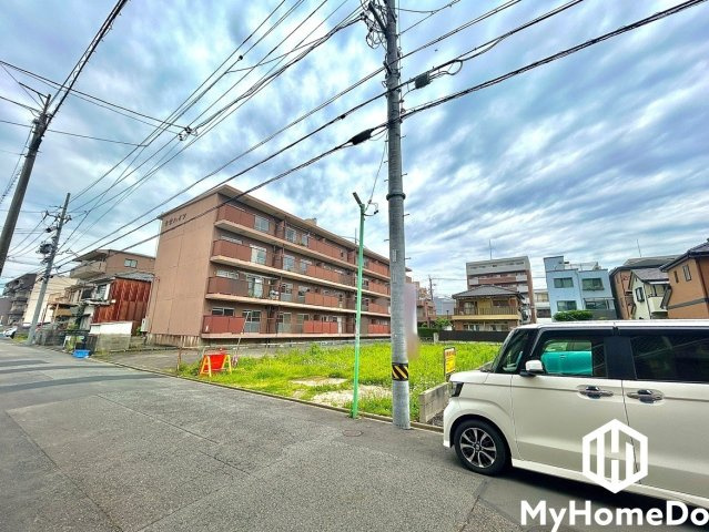 北区上飯田南町1期の前面道路含む現地写真