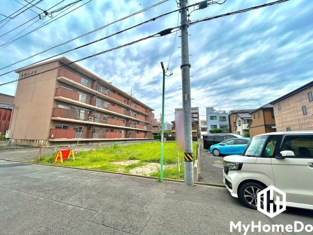 北区上飯田南町1期の前面道路含む現地写真