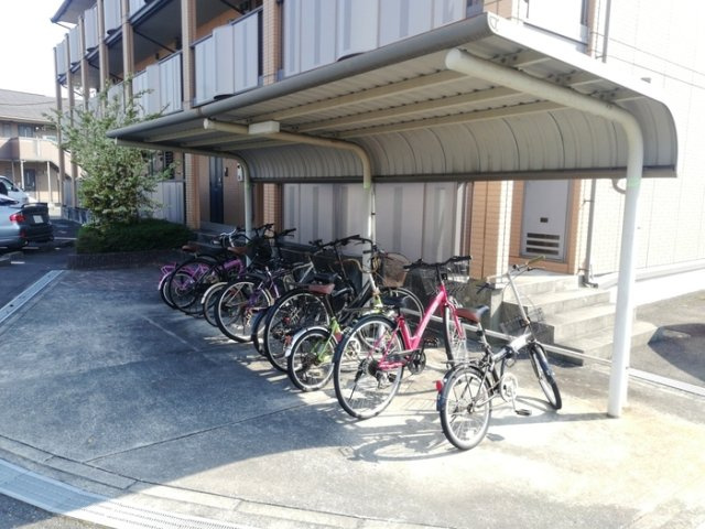 セイシェル・大山 B棟のその他共用部分|駐輪場に自転車も停められます♪