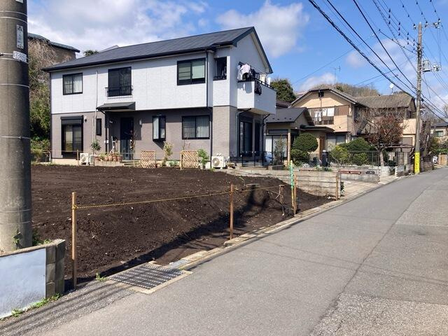 東道野辺７丁目第２の前面道路含む現地写真