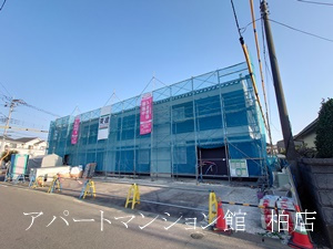 仮称）柏市船戸　新築アパートの外観