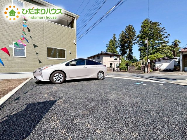 【駐車場】 | 那珂市瓜連第14　新築戸建　5号棟 | マイホームなら駐車場代がかかりません。しかも、自宅の駐車場で洗車が出来ます！今までコイン洗車に行っていた手間も省けて、節約にも繋がります(^^♪