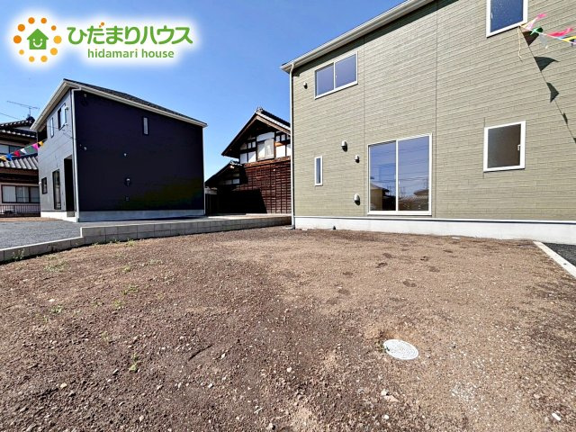 【庭】 | 那珂市瓜連第14　新築戸建　5号棟 | お庭付物件になります！お庭遊びや、プールなどお子様も大喜び(^^)