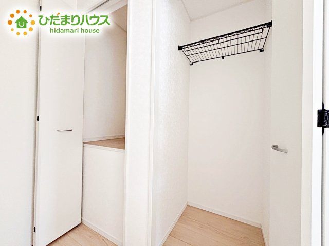 【収納】 | 那珂市瓜連第14　新築戸建　5号棟 | クローゼットタイプの収納は荷物がどこにあるかすぐに見つかります！
