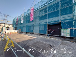 仮称）柏市船戸　新築アパートの駐車場
