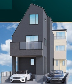 【外観パース】 | メルディアの家市川市福栄317②