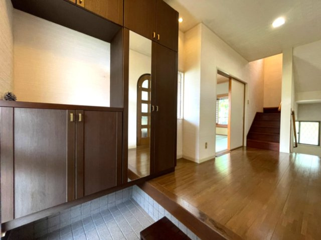 鹿児島市西坂元町戸建ての玄関