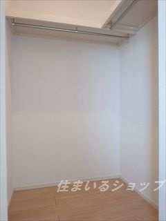 広島市安佐北区亀山２丁目のアパートの収納|ウォークインクローゼット