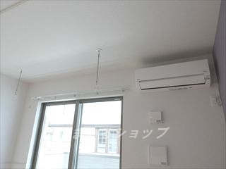 広島市安佐北区亀山２丁目のアパートのその他|室内物干し・エアコン