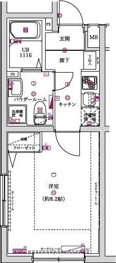 エスペルーモ本所吾妻橋の間取り|間取りです。