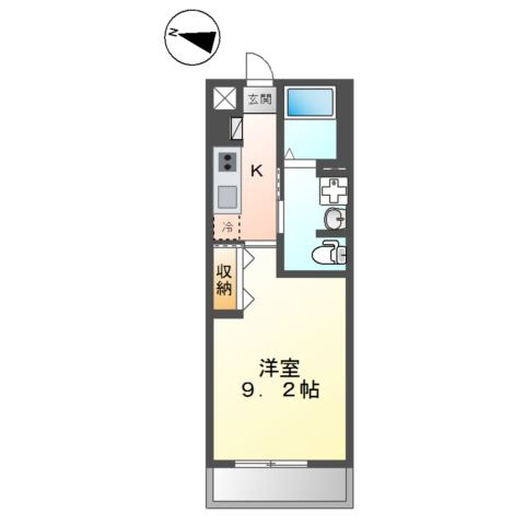 Ｃｅｕ　Ａｚｕｌ（セウ　アジュール）の間取り