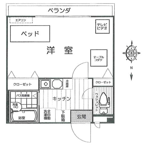 プチグランデ押上の間取り