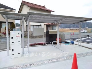 安芸高田市吉田町国司のアパートの設備|宅配ボックス・駐輪場