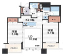 【間取り】 | シティタワー大阪本町　間取り