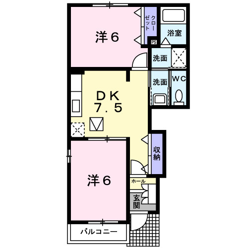 アルモニーの間取り