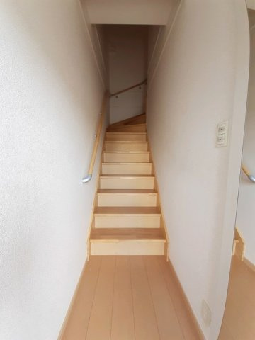 テラース磯上Ｂの玄関|毎日通る玄関はこちらです
