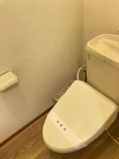 ソレジオミキのトイレ|清潔感のあるトイレです