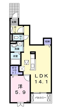 エスポワールの間取り