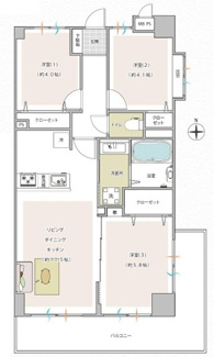 【間取り】 | グレイス湘南台第2