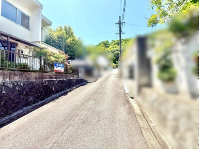 日進市岩崎町元井ゲ土地の前面道路含む現地写真|前面道路　幅員約4.5ｍ