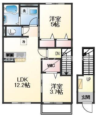 ハイムメゾン白鳥台の間取り