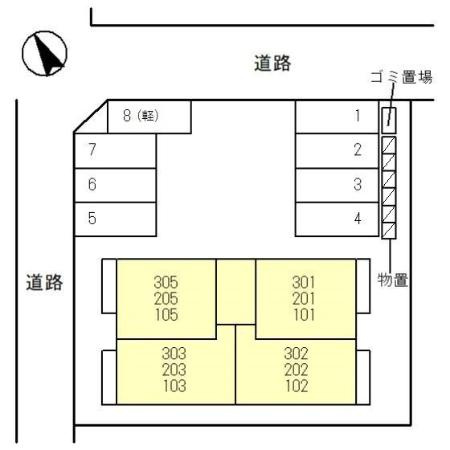 Luceの区画図