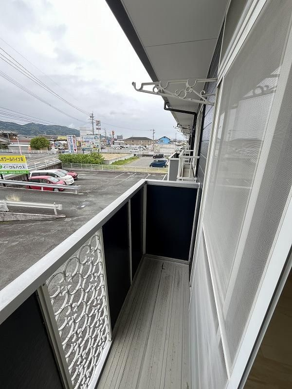 エスポワールハイツのバルコニー|陽当たり良好なバルコニーです♪