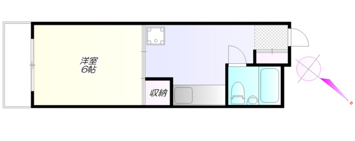 梨苑マンションの間取り