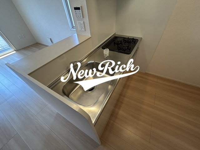 伊勢崎市北千木町のアパートのキッチン
