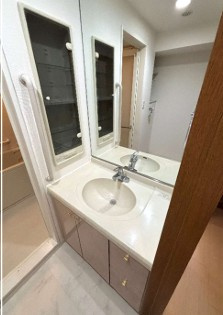本駒込Kマンションの洗面所