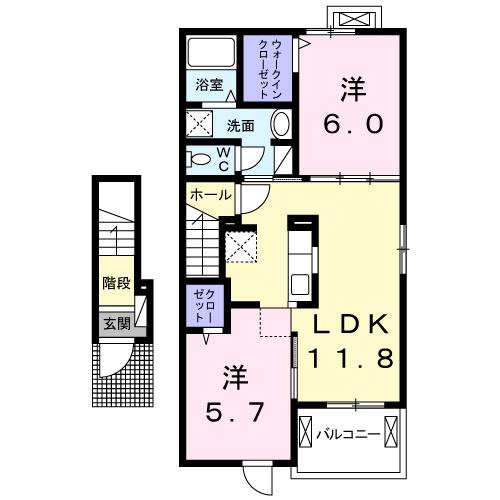 【間取り】 | サンリットメゾンＡ