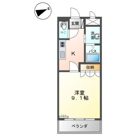 スプラッシュの間取り