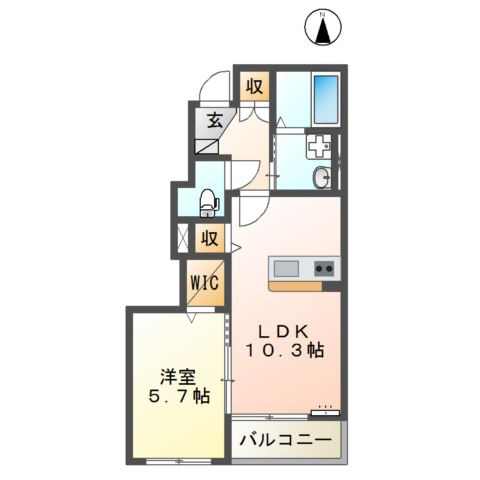 Maison K’sの間取り