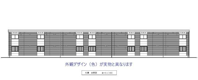 船橋市飯山満町新築アパート（仮称）の外観|完成予想図