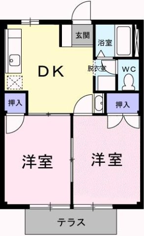 ブルーシティＡの間取り
