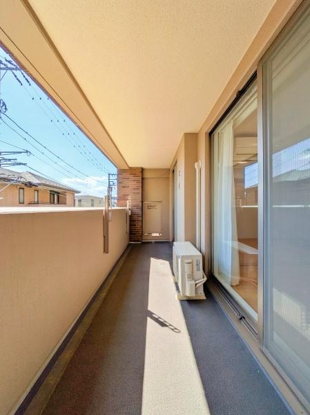 シティハウス上大岡のバルコニー|陽当り良好のバルコニー！
風通しもよく気持ちいいです