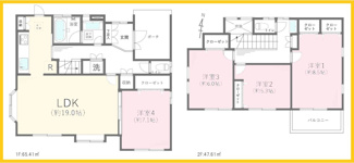 【間取り】 | 横浜市青葉区美しが丘西　戸建 | 間取り