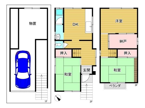 【間取り】 | 寝屋川市池の瀬町　中古戸建