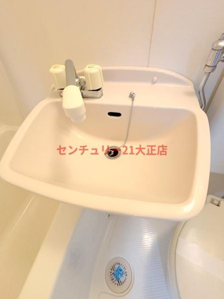 大阪市港区弁天４丁目の賃貸マンションの洗面所