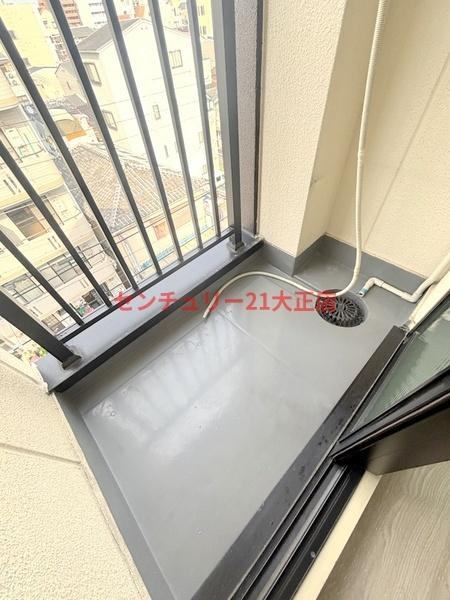 大阪市港区弁天４丁目の賃貸マンションのバルコニー
