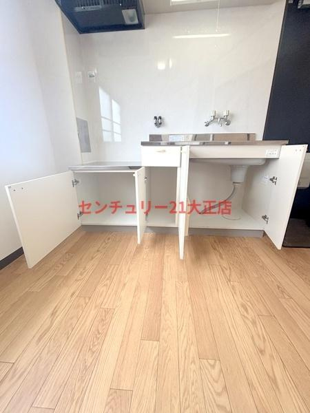 大阪市港区南市岡３丁目の賃貸マンションのキッチン